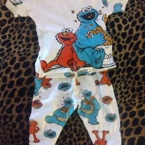 Sesame Street Character Pajama Set